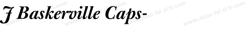 J Baskerville Caps字体转换
